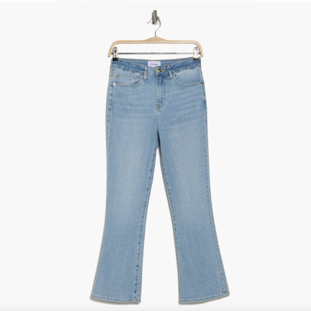 FRAME Le Crop Mini Bootcut Jeans - Blue Springs - Size 25 - NWT